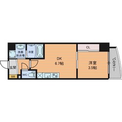 SERENiTE堺筋本町SUDの物件間取画像